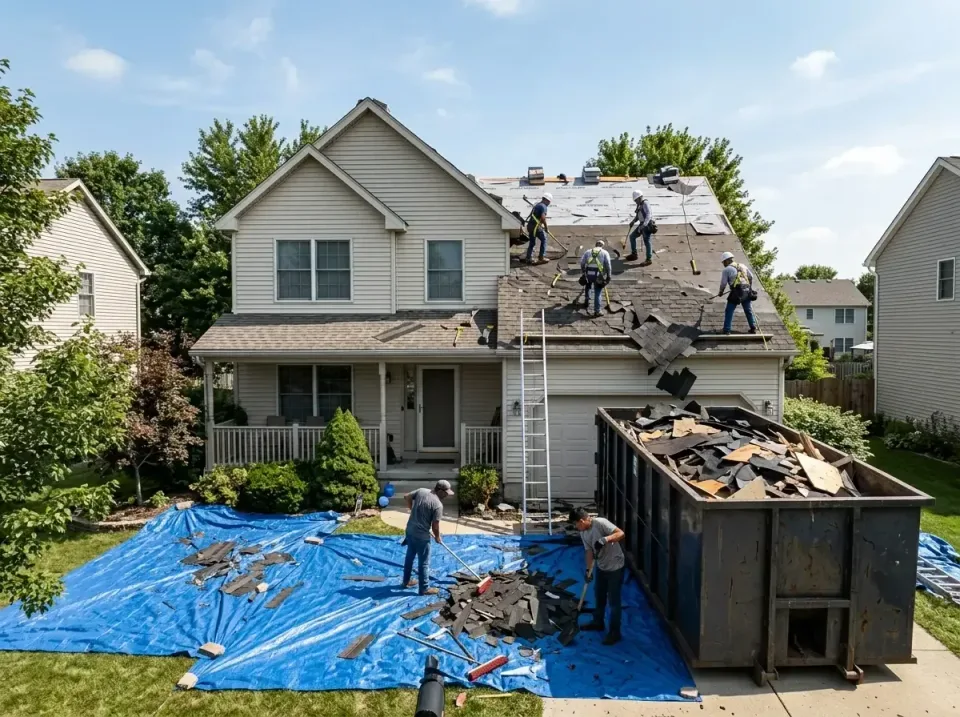 roof-replacement-debris-remova-004 — frequently asked questions, Cheapest Dumpster Rentals in Bayou Blue, LA